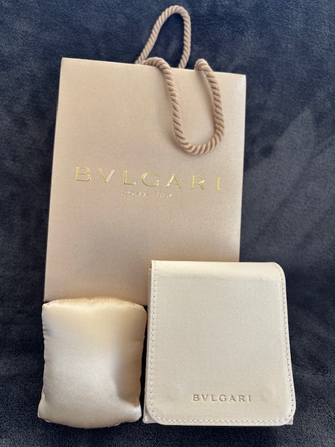 美品 ブルガリ 時計 ブレスレット ジュエリー ウォッチケース ソフトケース　紙袋_画像1