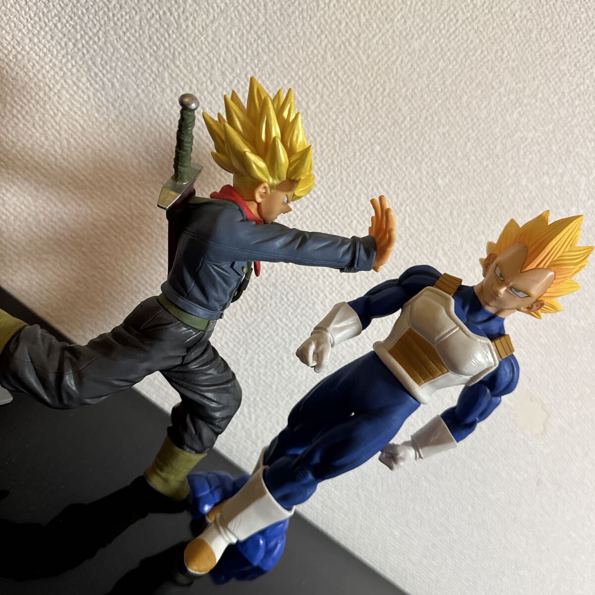 バンダイフィギュア　渾身の一撃-超サイヤ人トランクス-!!! & 超サイヤ人 ベジータ (SOLID EDGE WORKS -THE出陣- 3) 親子セット。_画像7