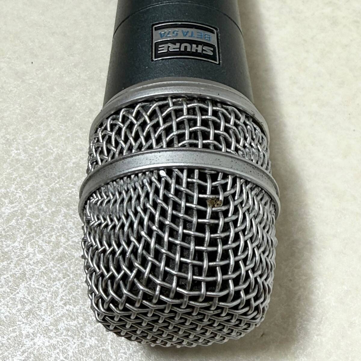 動作品 SHURE シュアー BEAT 57A ダイナミックマイク ホルダー 収納袋付 1_画像4