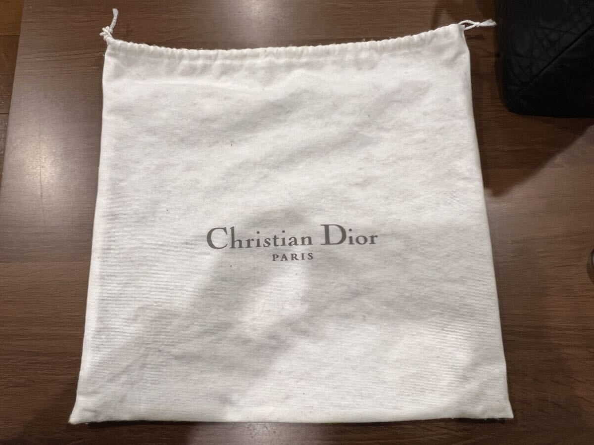 未使用保管品 Christian Dior レディディオール？ ハンドバッグ ブラック クリスチャンディオール トートバッグ _画像10