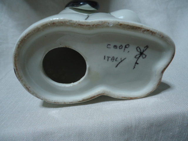 ＵＳ　1960年代製　COOP ITALY　スヌーピー　17センチ　ヴィンテージ　陶器製　貯金箱　バンク　ドール　飾り物　_画像5