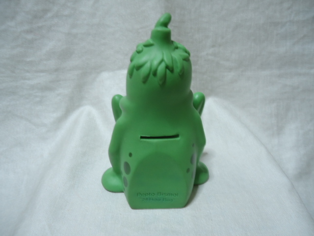 ＵＳ　1970年代製　ペプトビスモル　24 HOUR BUG　16.5センチ　ヴィンテージ　貯金箱　バンク　ドール　飾り物　企業物_画像4