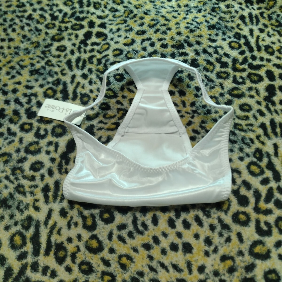 La Pomme ラポーム セクシーショーツ スーパーWET ハイレグ Tフロント ハーフバック ホワイト Mサイズ_画像3