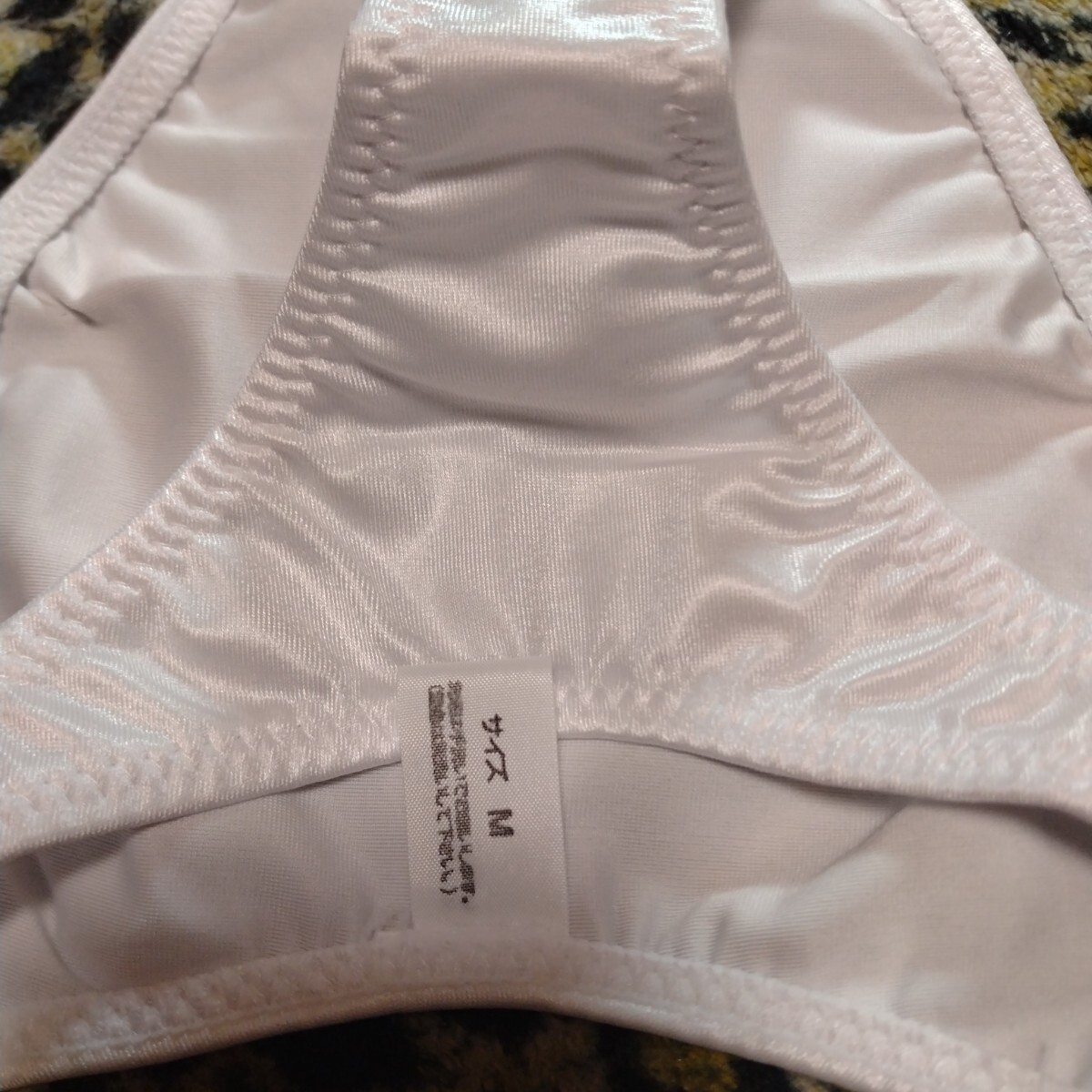 La Pomme ラポーム セクシーショーツ スーパーWET ハイレグ Tフロント ハーフバック ホワイト Mサイズ_画像5