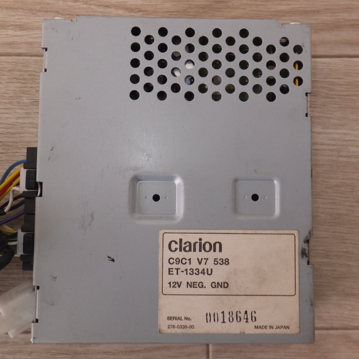 ★クラリオン製 マツダ 純正 カメラコントロールユニット C9C1 V7 538 ET-1334U カメラコンピューター★現状品_画像3