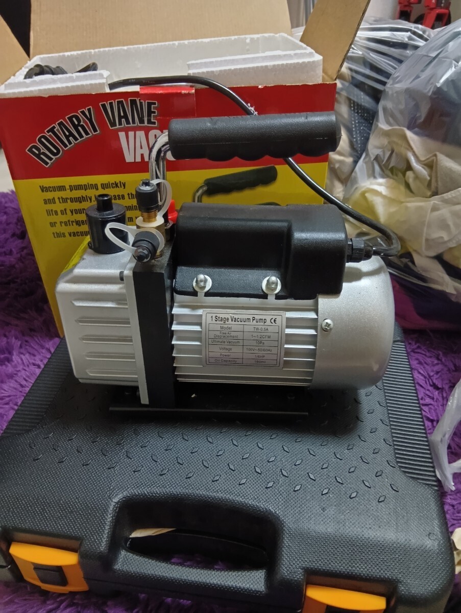 マニホールド、真空ポンプ _画像6