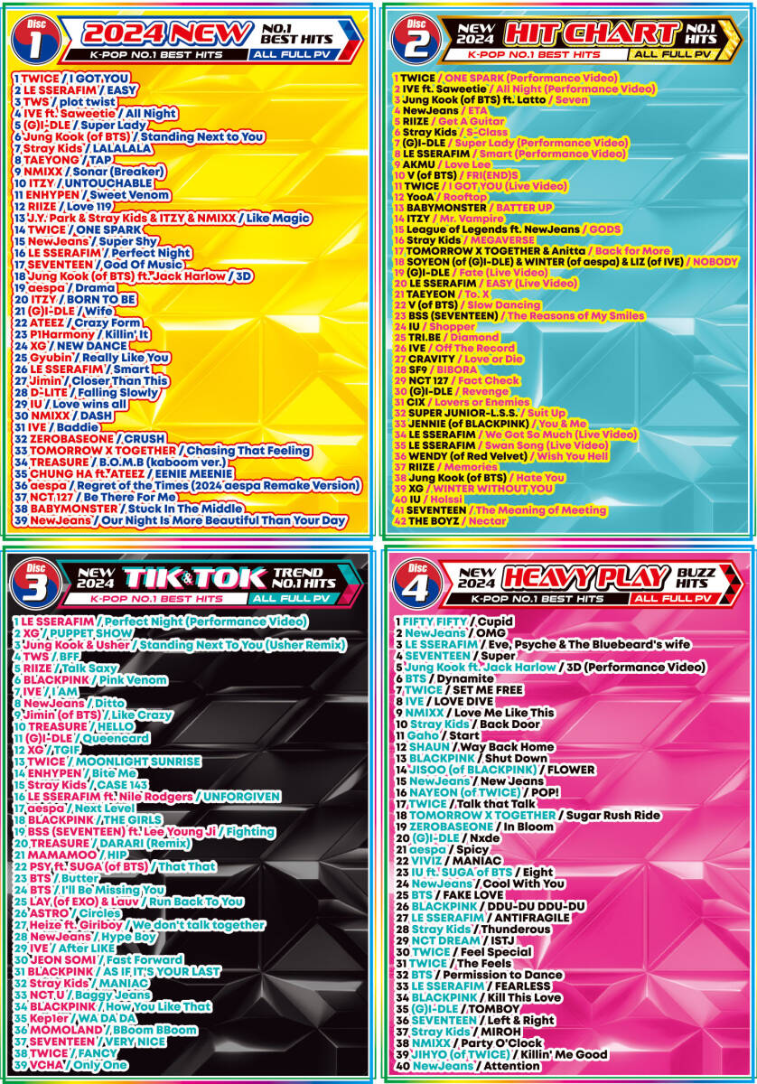 【洋楽DVD】期間限定値下げ 2024 K-POP Master / V (of BTS) / TWICE / (G)I-DLE / LE SSERAFIM / Stray Kids 正規版DVD_画像3