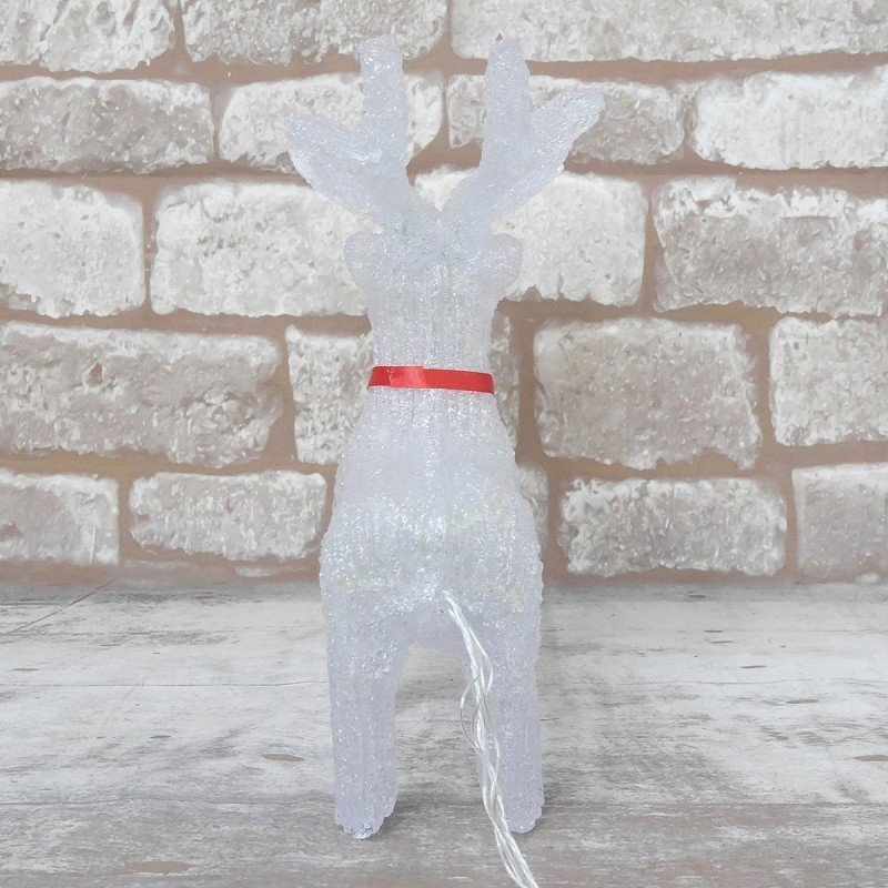 1円 可愛いトナカイ37cm クリスマス LEDイルミネーション モチーフライト LEDライト オブジェ 立体 3D ガーデニング TAC-04_画像7