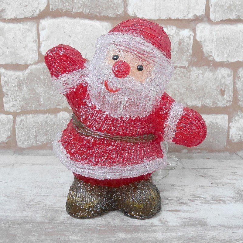 1円 可愛いサンタ30cm クリスマス LEDイルミネーション モチーフライト LEDライト オブジェ 立体 ガーデニング 屋内屋外 電飾 店舗 TAC-12_画像5