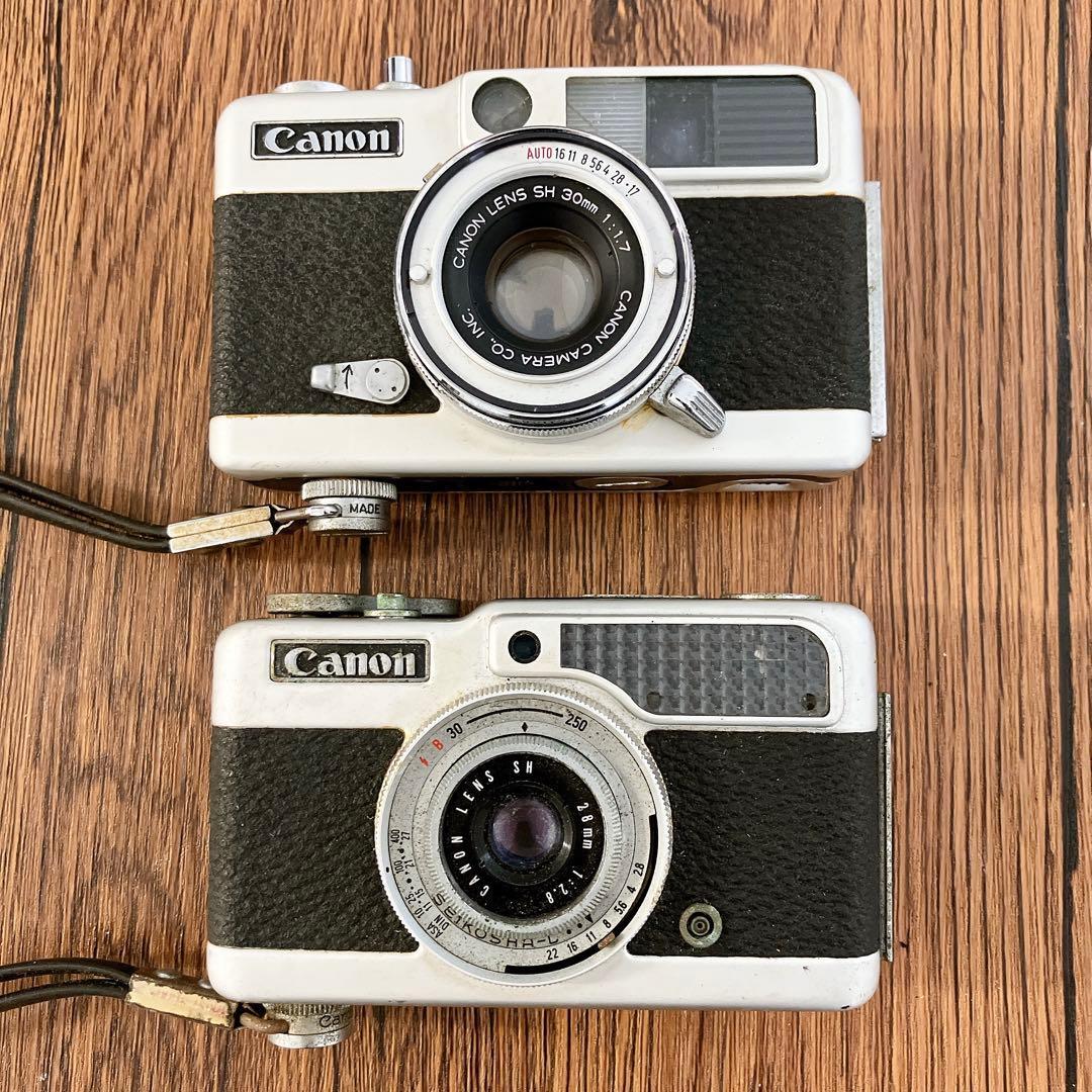 Canon demi EE17 ハーフフィルムカメラ 等　まとめ　２台　ジャンク_画像1