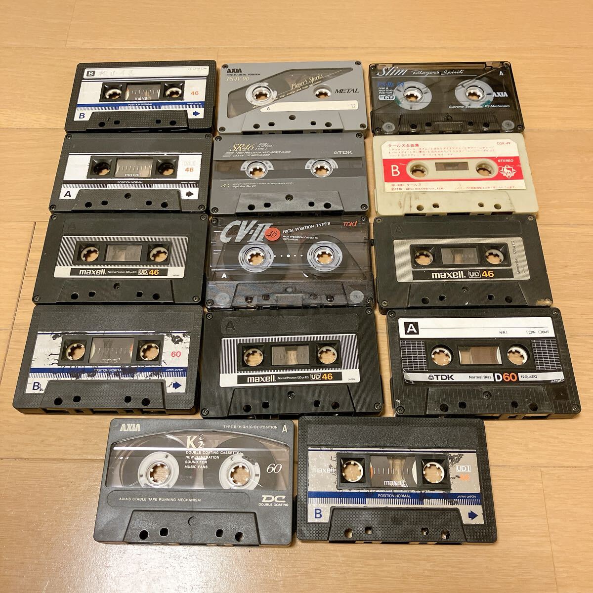 カセットテープ14本 中古 動作未確認　ジャンク 当時物_画像1