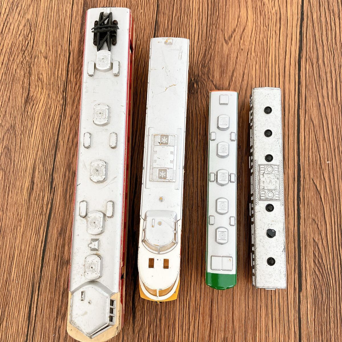 鉄道模型　電車　車両　当時物 昭和レトロ　4台まとめ　現状品　サクラ　ダイヤペット　米澤玩具　YONEZAWA TOYS_画像2