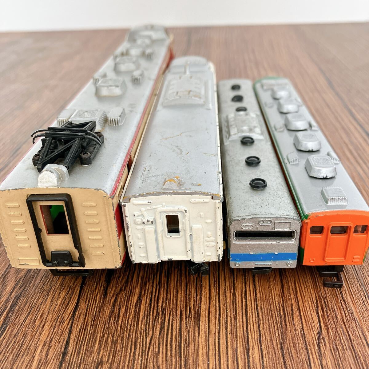 鉄道模型　電車　車両　当時物 昭和レトロ　4台まとめ　現状品　サクラ　ダイヤペット　米澤玩具　YONEZAWA TOYS_画像4