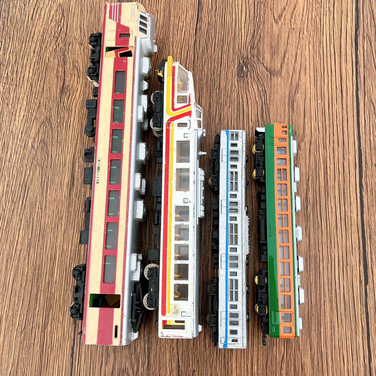 鉄道模型　電車　車両　当時物 昭和レトロ　4台まとめ　現状品　サクラ　ダイヤペット　米澤玩具　YONEZAWA TOYS_画像5