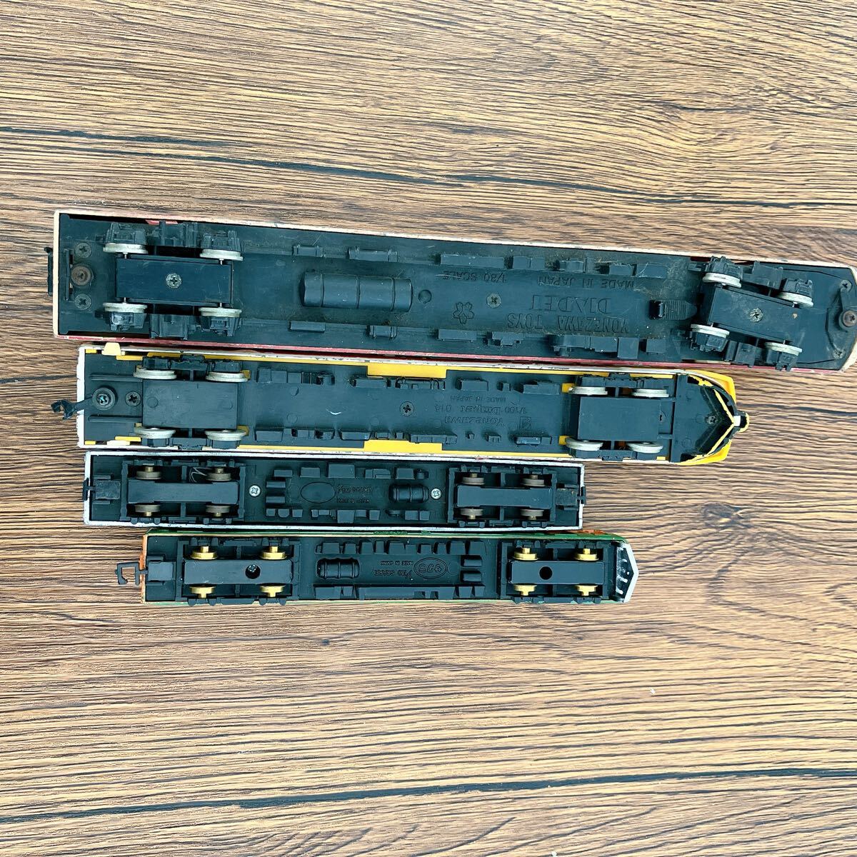 鉄道模型　電車　車両　当時物 昭和レトロ　4台まとめ　現状品　サクラ　ダイヤペット　米澤玩具　YONEZAWA TOYS_画像6