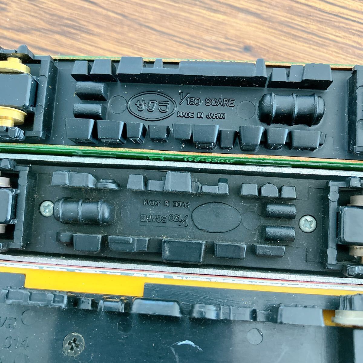 鉄道模型　電車　車両　当時物 昭和レトロ　4台まとめ　現状品　サクラ　ダイヤペット　米澤玩具　YONEZAWA TOYS_画像8