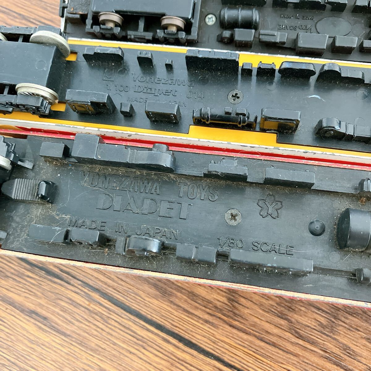 鉄道模型　電車　車両　当時物 昭和レトロ　4台まとめ　現状品　サクラ　ダイヤペット　米澤玩具　YONEZAWA TOYS_画像9
