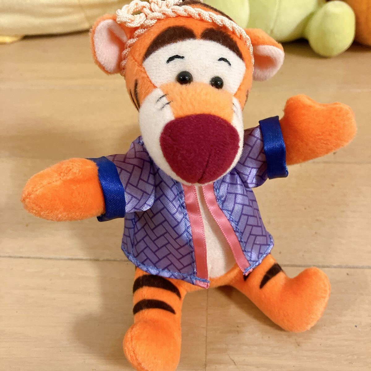 ディズニー　ぬいぐるみ　マスコット　ドール　まとめ　セット　当時物　現状品 くまのプーさん ティガー Disney タグ付_画像2