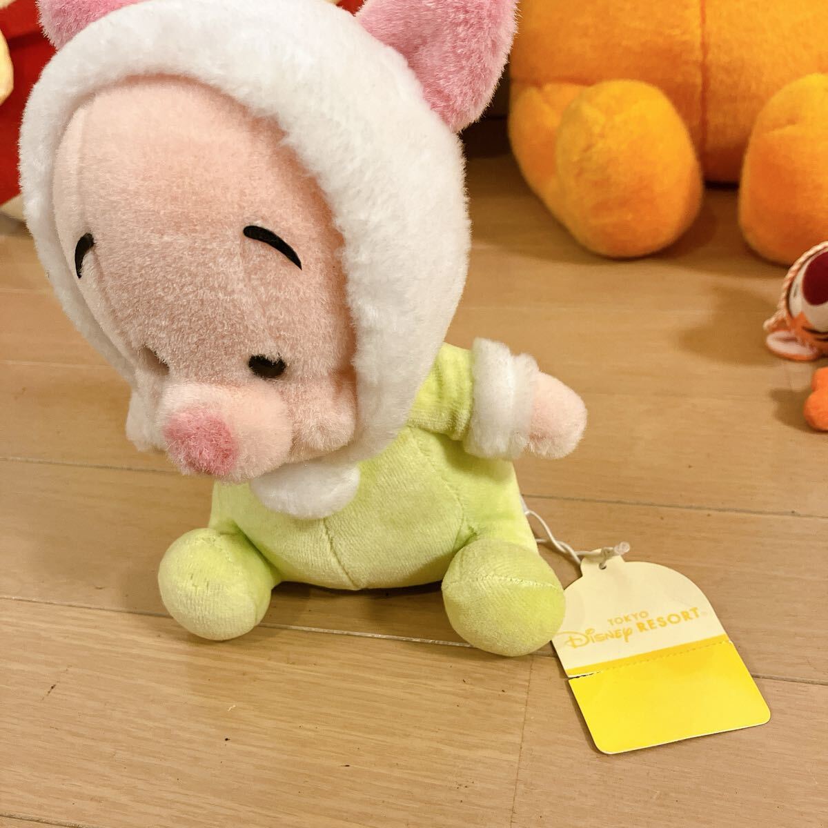 ディズニー　ぬいぐるみ　マスコット　ドール　まとめ　セット　当時物　現状品 くまのプーさん ティガー Disney タグ付_画像3