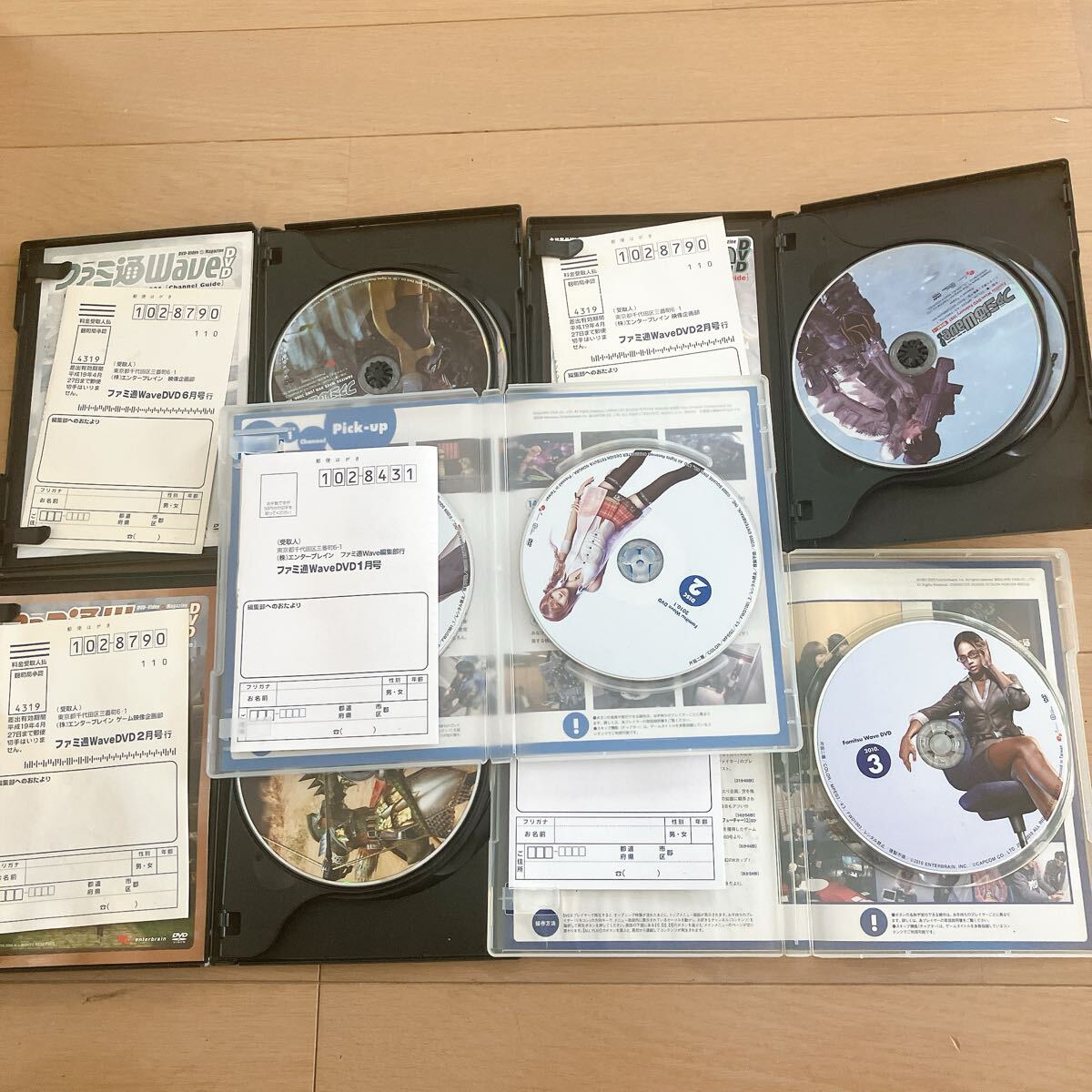 ファミ通WAVE DVD 2002 2006 2010年　ファミ通バラ 付録DVD 20点 ハガキ付　有　まとめて 現状品 _画像5