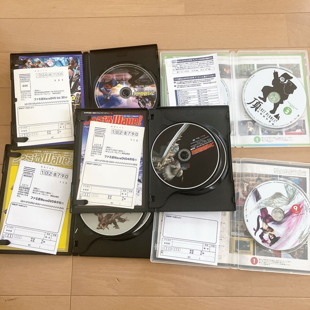 ファミ通WAVE DVD 2002 2006 2010年　ファミ通バラ 付録DVD 20点 ハガキ付　有　まとめて 現状品 _画像7