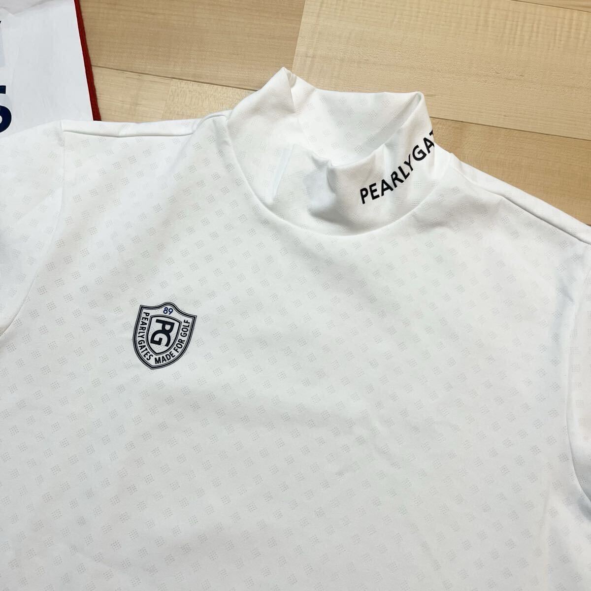 ★極美品 パーリーゲイツ 長袖ハイネック モックネックシャツ メンズ ★送料無料 正規品 XL 大きいサイズ_画像2