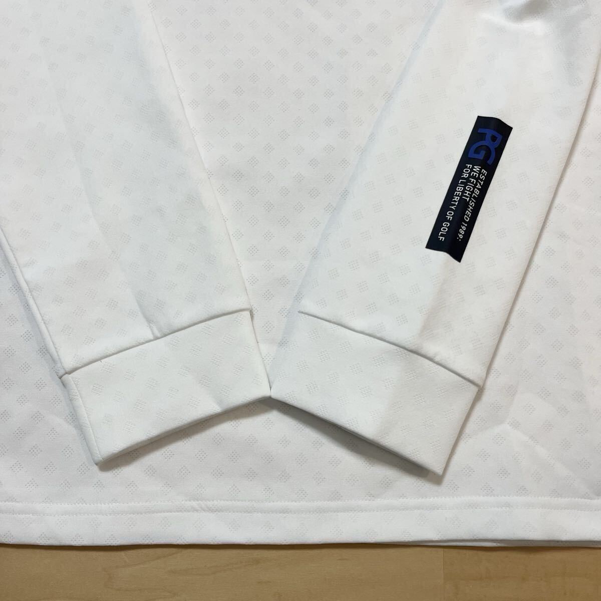 ★極美品 パーリーゲイツ 長袖ハイネック モックネックシャツ メンズ ★送料無料 正規品 XL 大きいサイズ_画像4