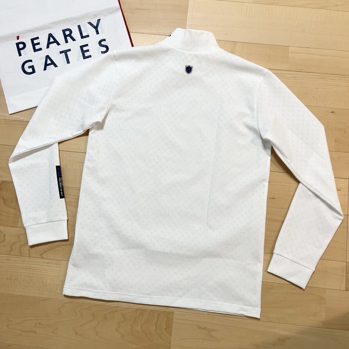 ★極美品 パーリーゲイツ 長袖ハイネック モックネックシャツ メンズ ★送料無料 正規品 XL 大きいサイズ_画像5