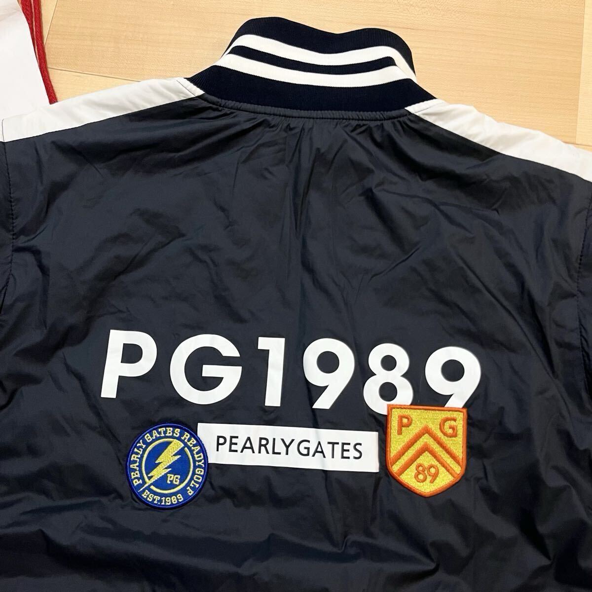 ★美品 パーリーゲイツ 4WAY ワッペン リバーシブルジャケット スニードブルゾン ベスト メンズ ★送料無料 正規品 _画像5