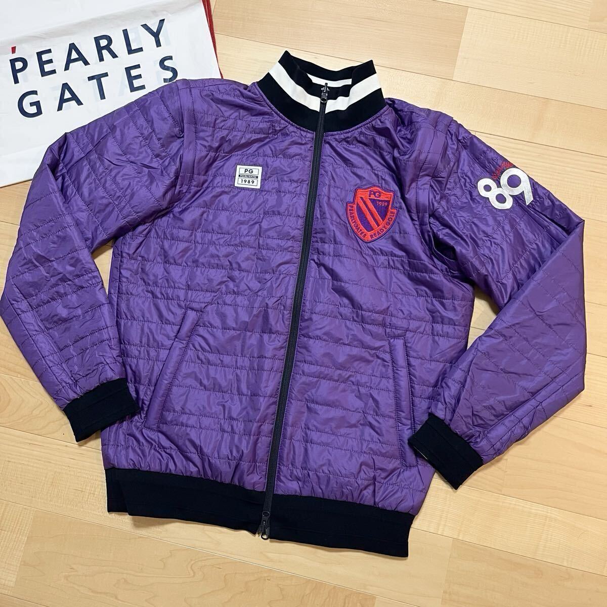 ★美品 パーリーゲイツ 4WAY ワッペン リバーシブルジャケット スニードブルゾン ベスト メンズ ★送料無料 正規品 _画像6