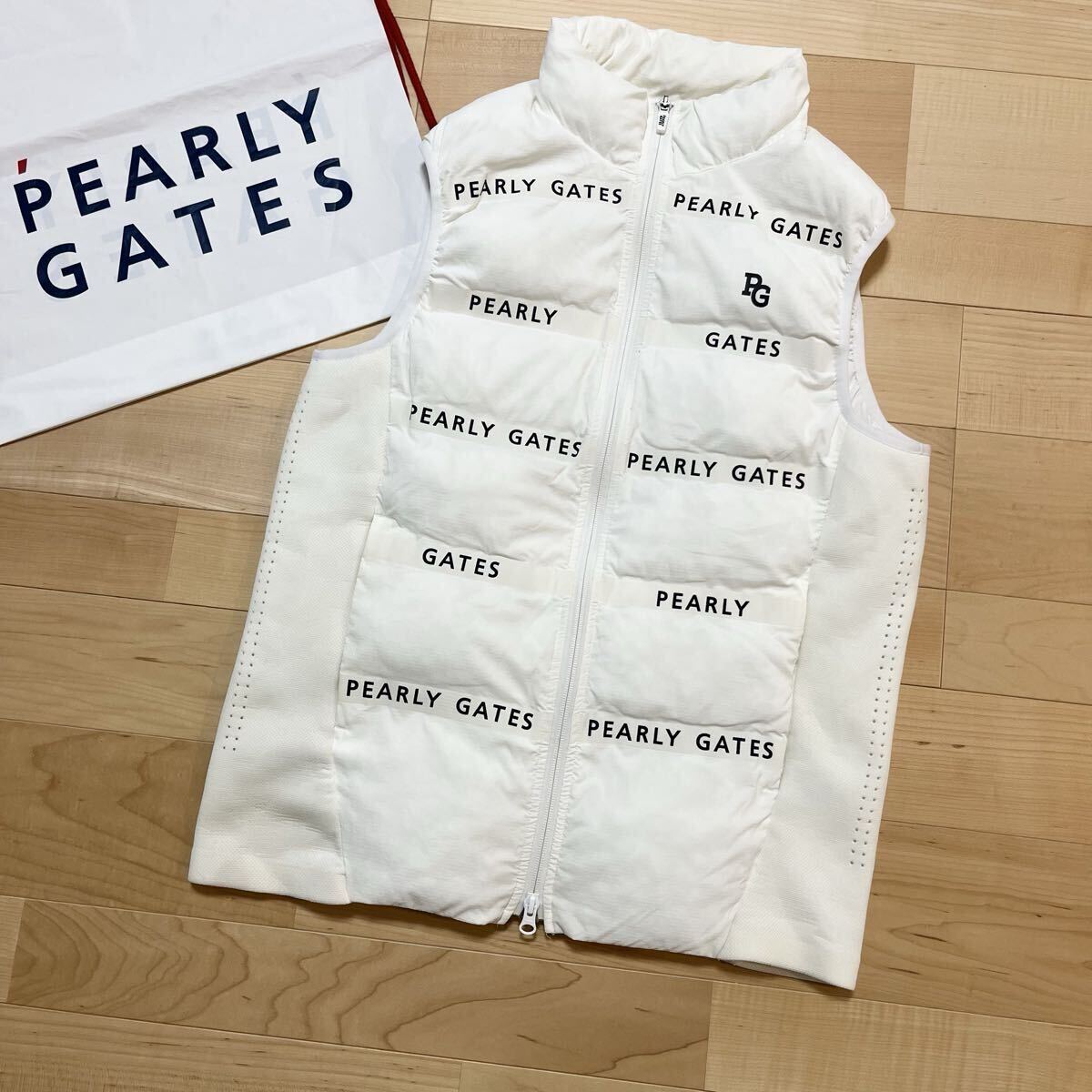 ★パーリーゲイツ 中綿入りベスト メンズ ★送料無料 正規品 PEARY GATES_画像1