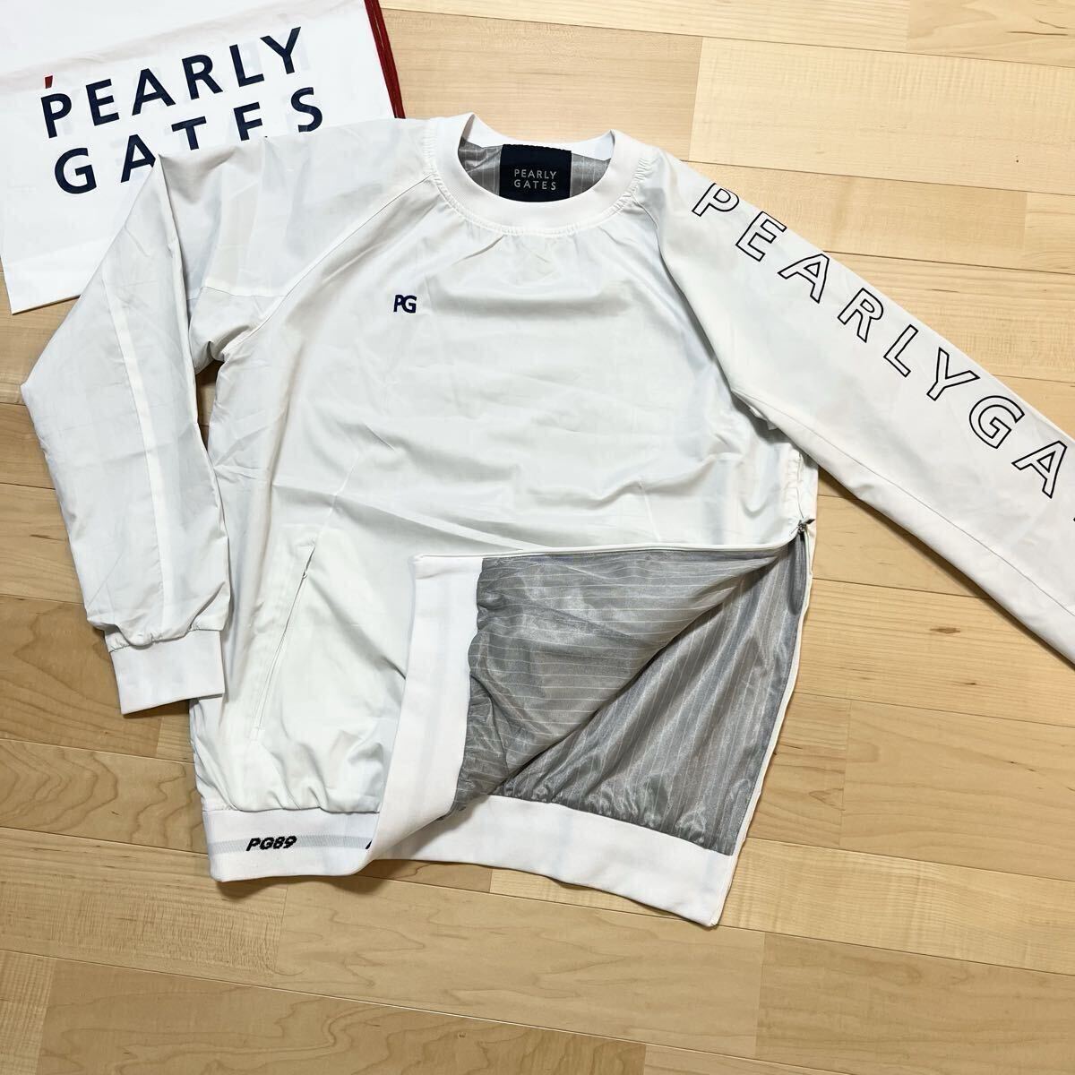 ★美品 パーリーゲイツ 蓄熱スニード ジャケット ブルゾン メンズ ★送料無料 正規品 PEARY GATES_画像1