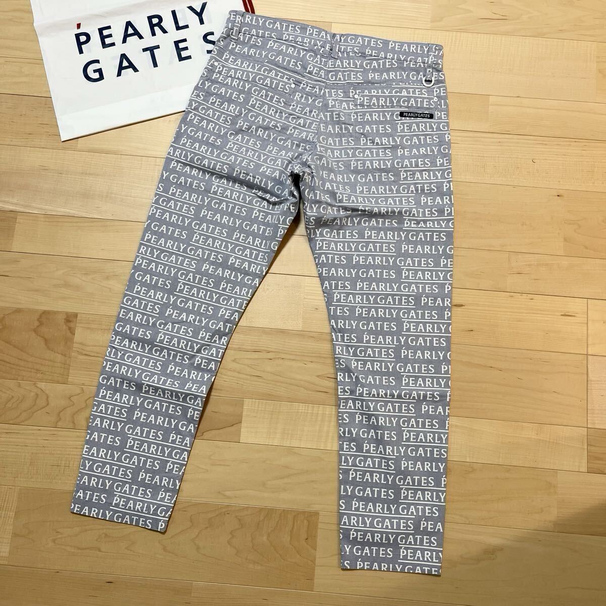 ★極美品 パーリーゲイツ ロゴ総柄 ストレッチパンツ メンズ ★送料無料 正規品_画像5