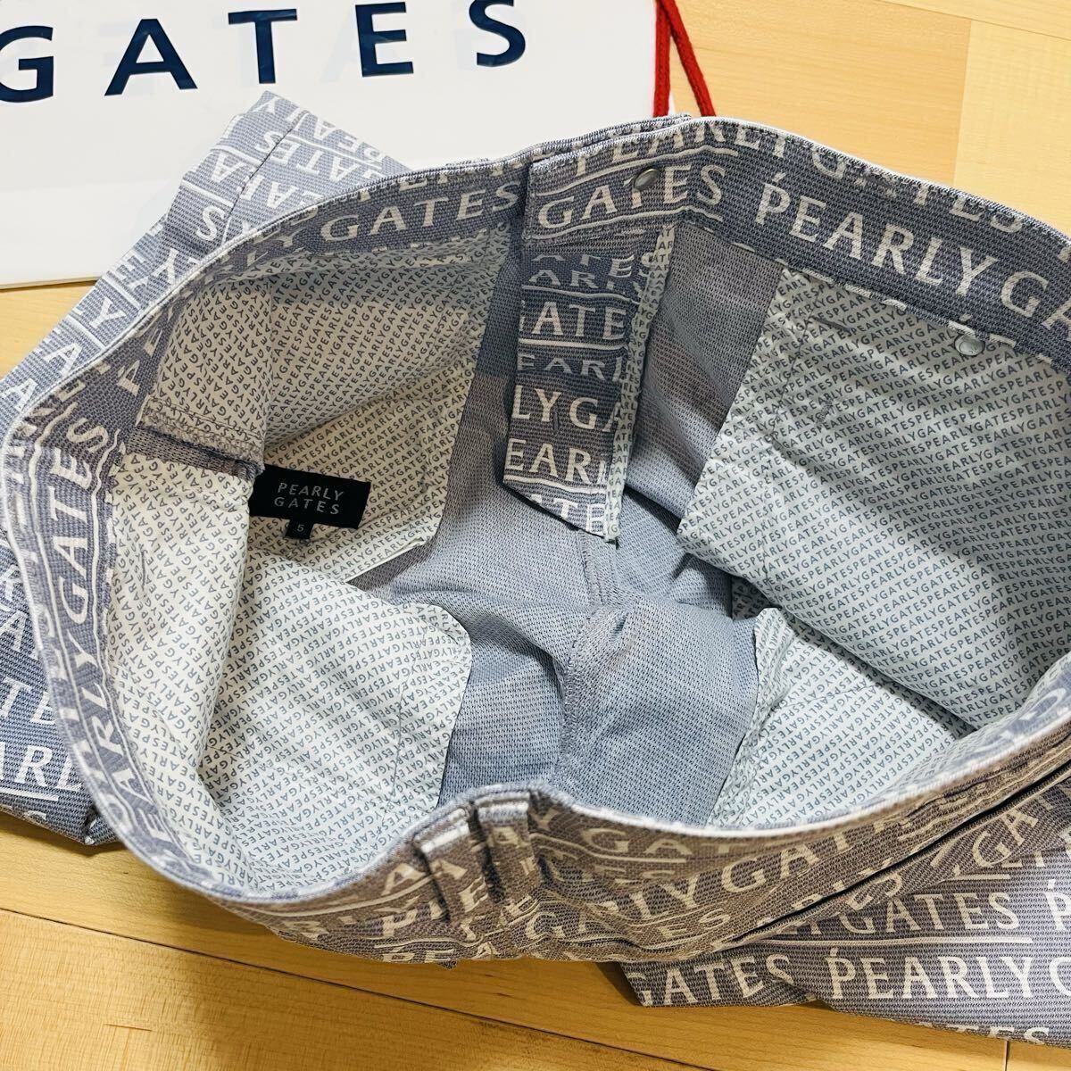 ★極美品 パーリーゲイツ ロゴ総柄 ストレッチパンツ メンズ ★送料無料 正規品_画像8
