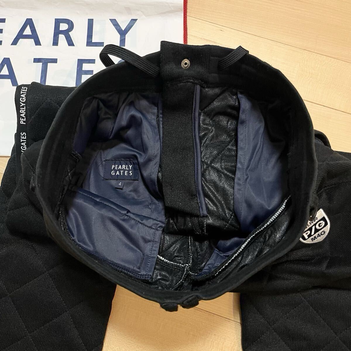 ★美品 パーリーゲイツ 中綿入り キルティングパンツ 防風防寒ジョガーパンツ メンズ ★送料無料 正規品_画像7