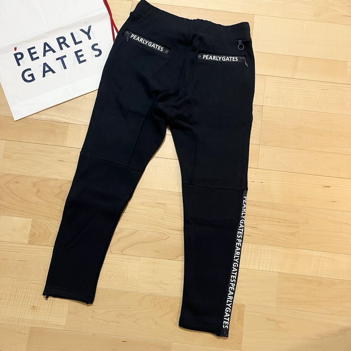 ★美品 パーリーゲイツ 裏微起毛 ストレッチパンツ ジョガー 裾リブパンツ メンズ ★送料無料 正規品 PEARY GATES_画像6