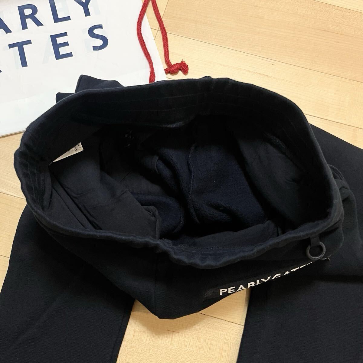 ★美品 パーリーゲイツ 裏微起毛 ストレッチパンツ ジョガー 裾リブパンツ メンズ ★送料無料 正規品 PEARY GATES_画像9