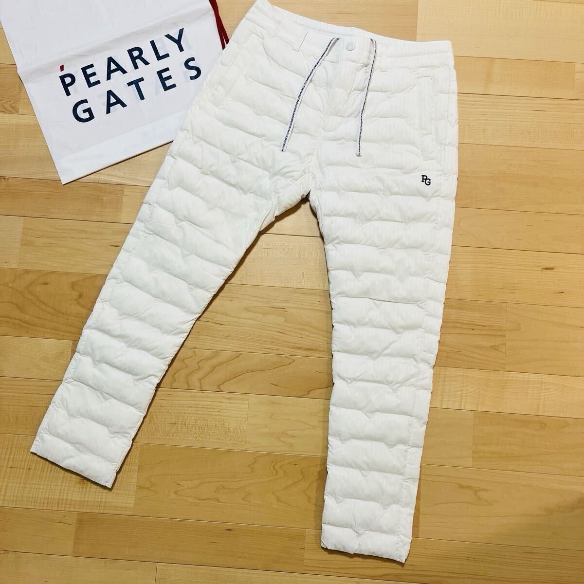 ★パーリーゲイツ 中綿入りキルティングパンツ 裾リブ ジョガーパンツ メンズ ★送料無料 正規品 PEARY GATES_画像1