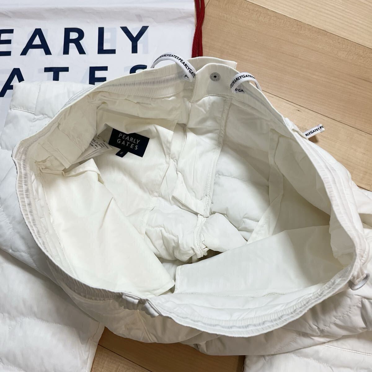 ★パーリーゲイツ 中綿入りキルティングパンツ 裾リブ ジョガーパンツ メンズ ★送料無料 正規品 PEARY GATES_画像8