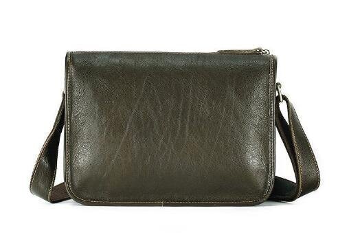 美品 ハンドメイド メンズバッグ 本革 ワンショルダーバッグ 自転車鞄 レザー 斜め掛け 肩掛け バッグ 通勤通学_画像2