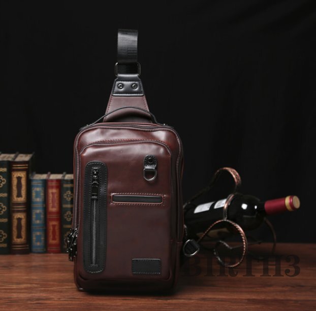 おしゃれな大胸バッグ胸バッグ男性カジュアル斜めバッグ男性バッグ大容量人気_画像4