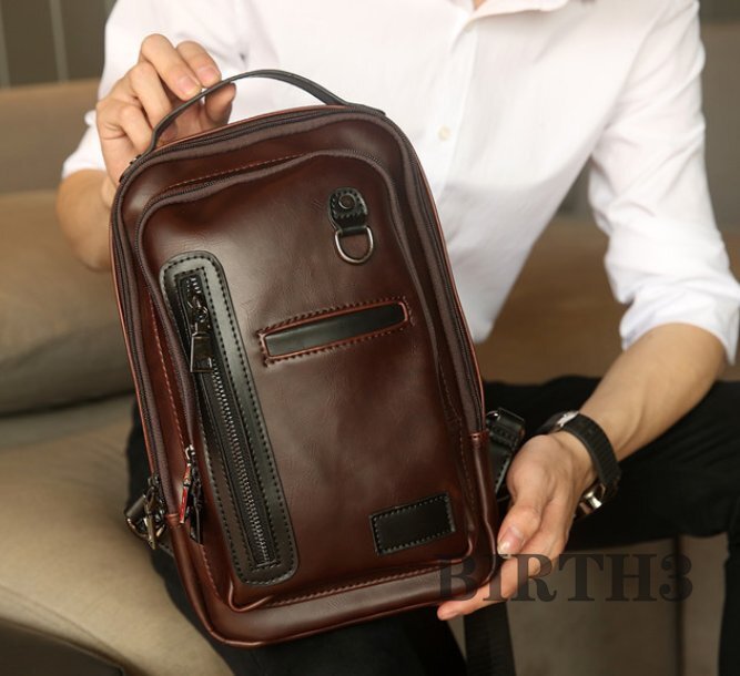 おしゃれな大胸バッグ胸バッグ男性カジュアル斜めバッグ男性バッグ大容量人気_画像5