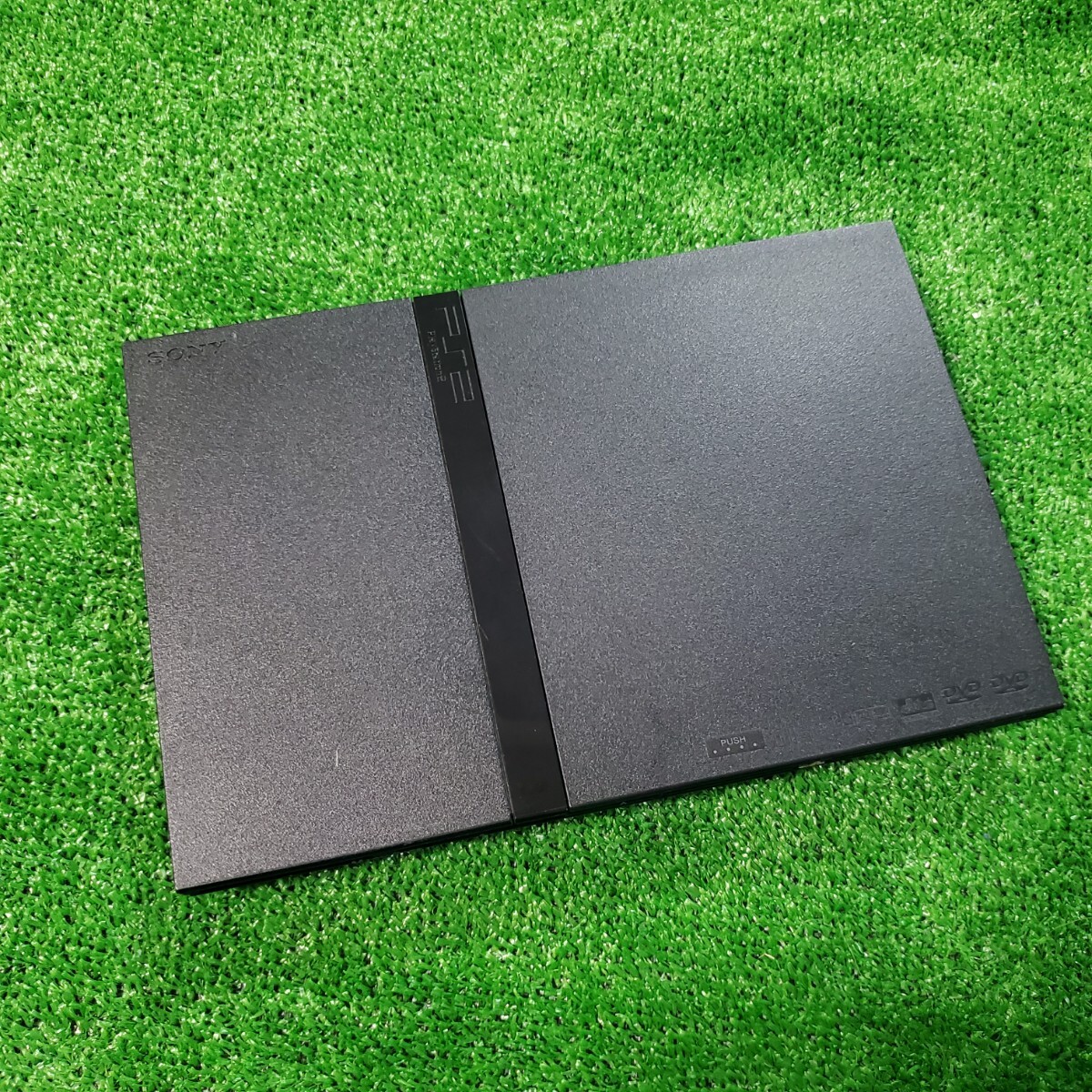 SONY ソニー PS2 本体 SCPH-70000 ブラック 動作確認済み 人気モデル プレステ2 PlayStation2 薄型 オススメ ゲーム機器_画像2