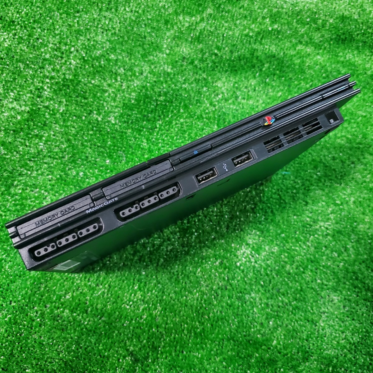 SONY ソニー PS2 本体 SCPH-70000 ブラック 動作確認済み 人気モデル プレステ2 PlayStation2 薄型 オススメ ゲーム機器_画像4