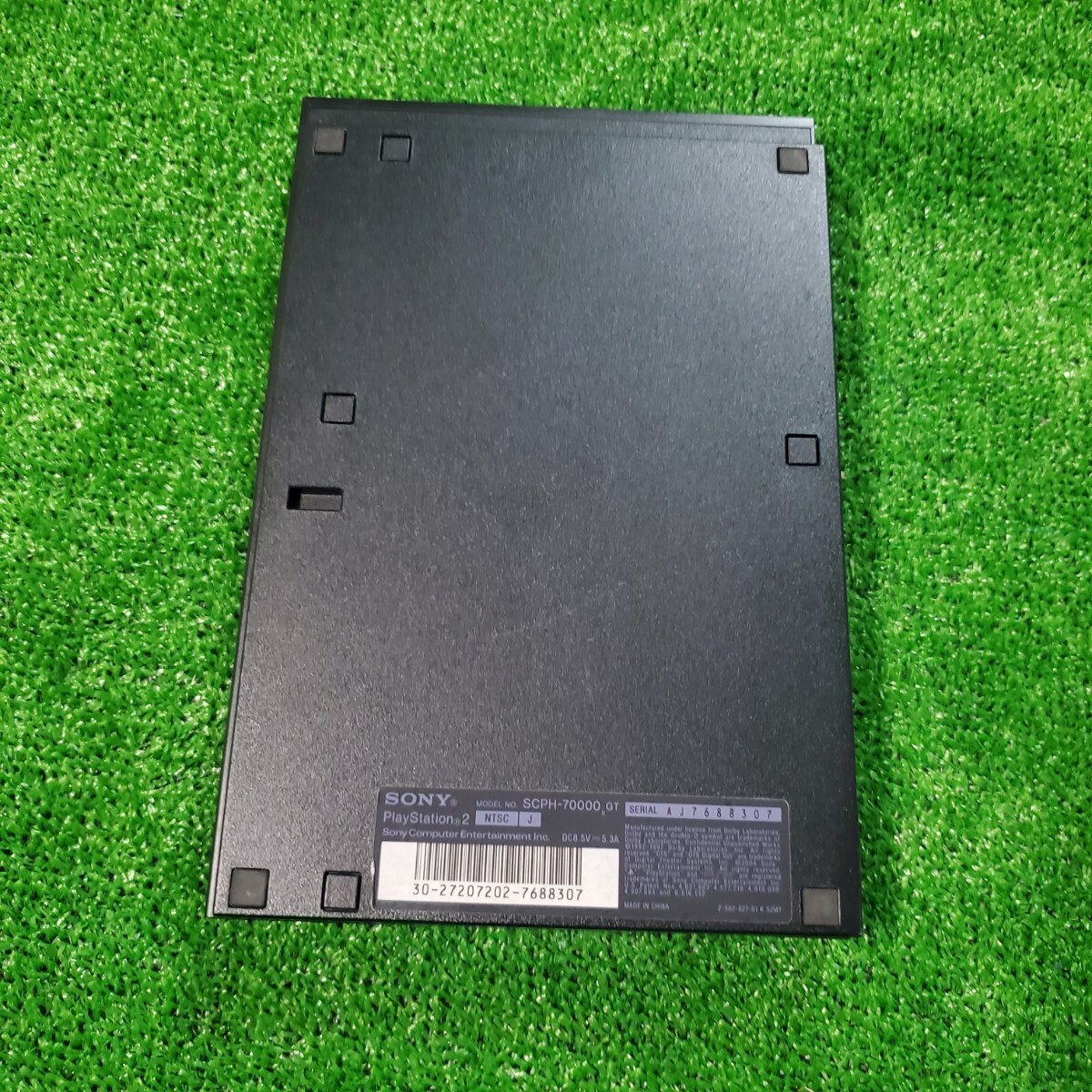 SONY ソニー PS2 本体 SCPH-70000 ブラック 動作確認済み 人気モデル プレステ2 PlayStation2 薄型 オススメ ゲーム機器_画像5