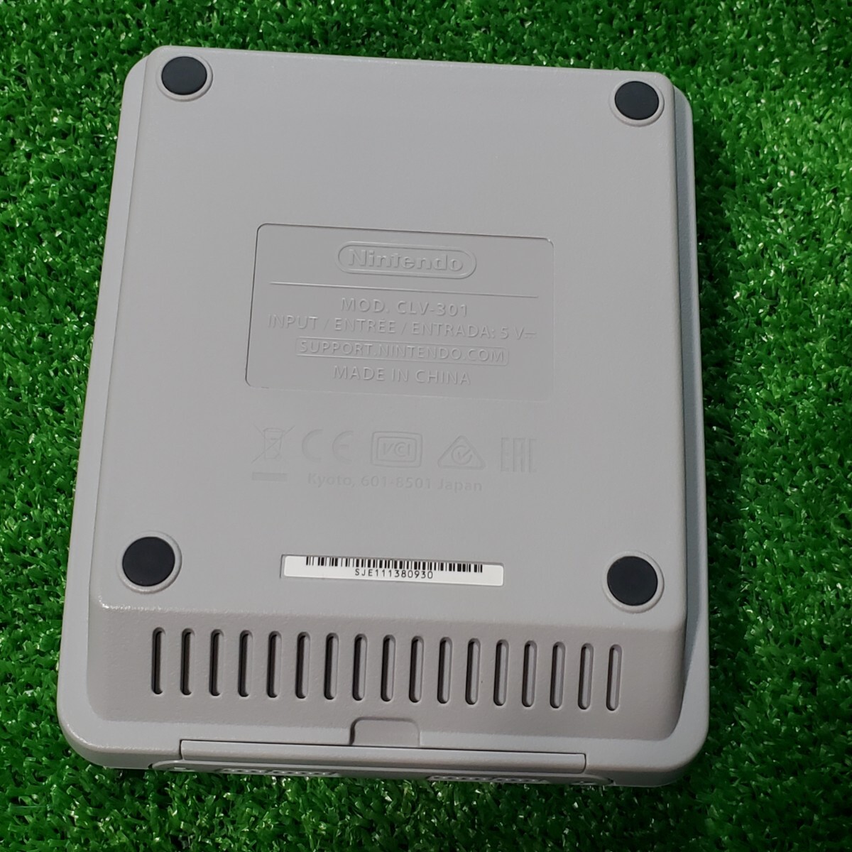 ニンテンドークラシックミニ スーパーファミコン 本体 動作確認済み CLV-301 希少品 コントローラー 2個 コントローラ ニンテンドー_画像4