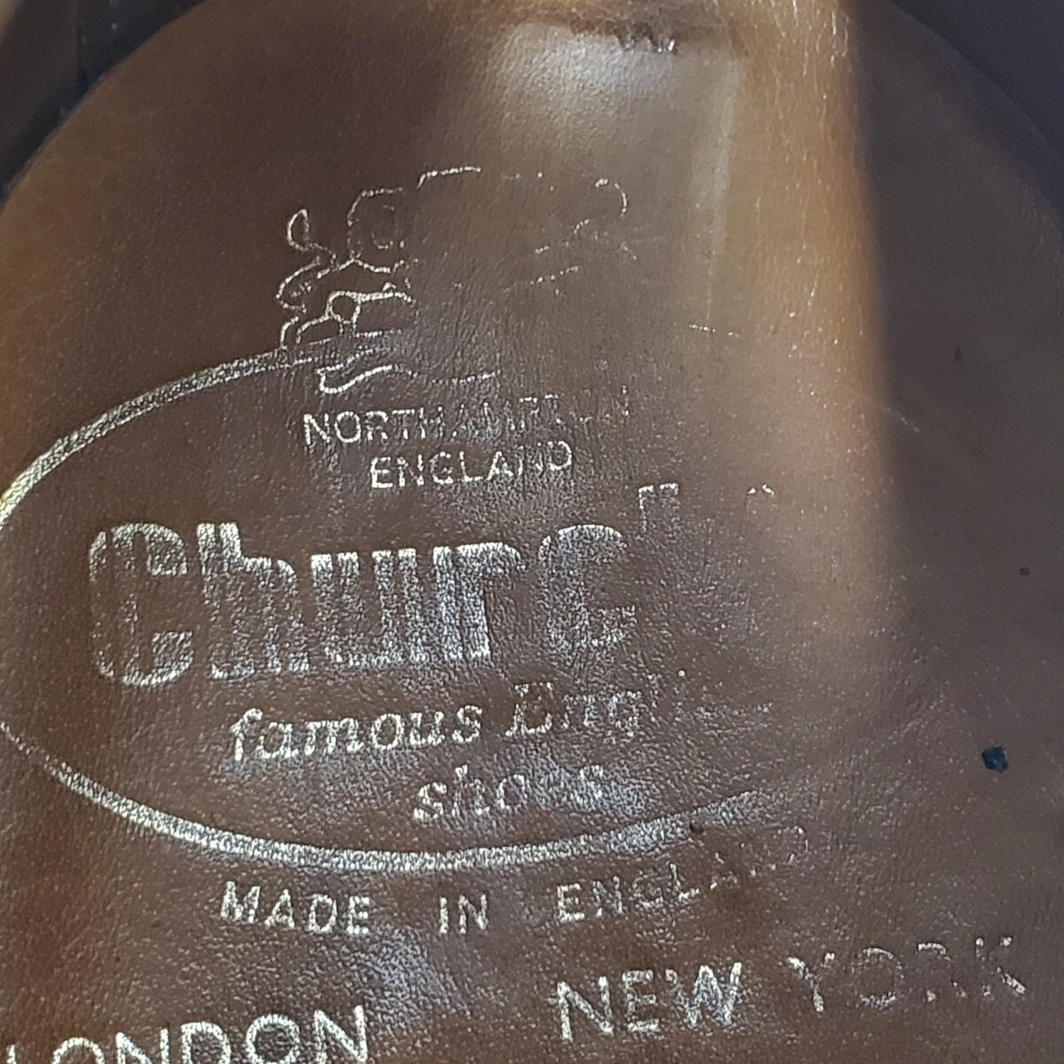 Church's チャーチ Shannon シャノン レザーシューズ ビジネスシューズ 60F 約25㎝ ブラック イングランド製 三大都市_画像6