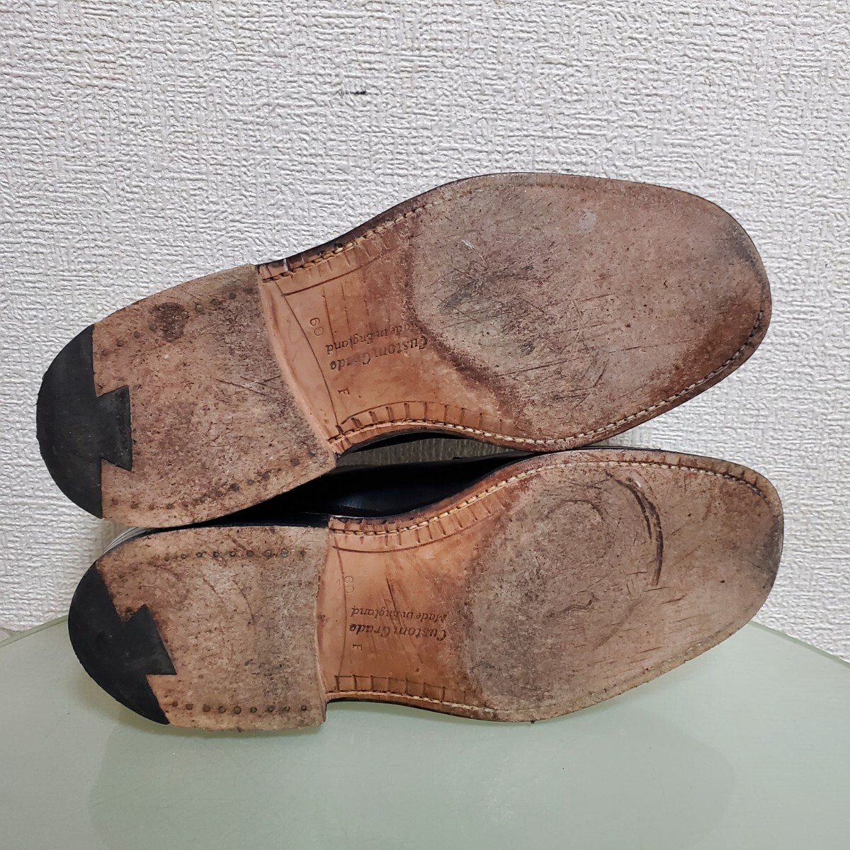 Church's チャーチ Shannon シャノン レザーシューズ ビジネスシューズ 60F 約25㎝ ブラック イングランド製 三大都市_画像8