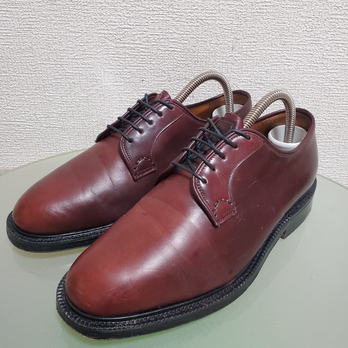 Church's チャーチ STRATTON ストラットン レザーシューズ ビジネスシューズ 60F 約25㎝ ダークブラウン 赤茶 イングランド製 三大都市_画像1
