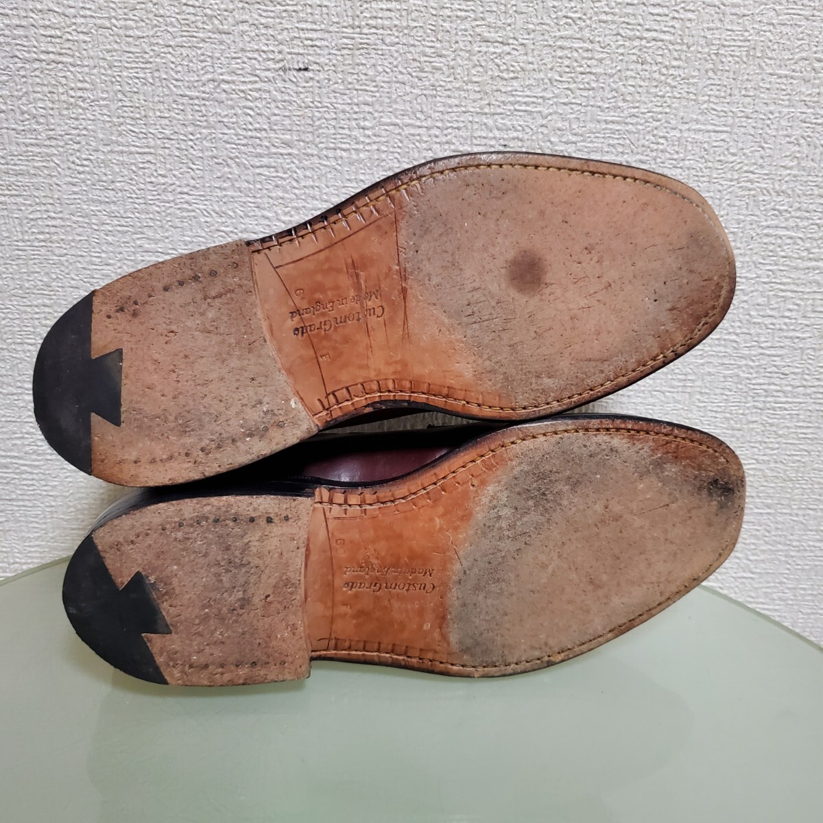 Church's チャーチ STRATTON ストラットン レザーシューズ ビジネスシューズ 60F 約25㎝ ダークブラウン 赤茶 イングランド製 三大都市_画像8